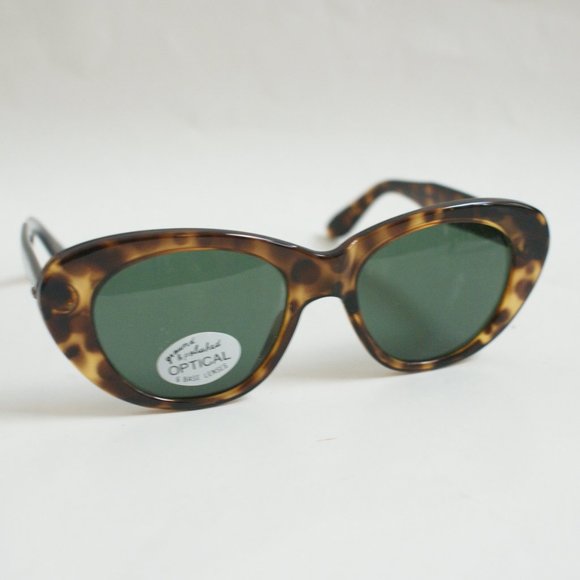 Vintage Hepburn lady style opticalglass sunglasses
